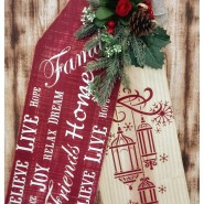 Guirlanda em madeira