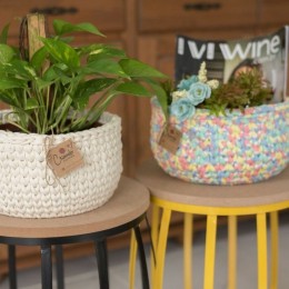 Aula crochê em malha